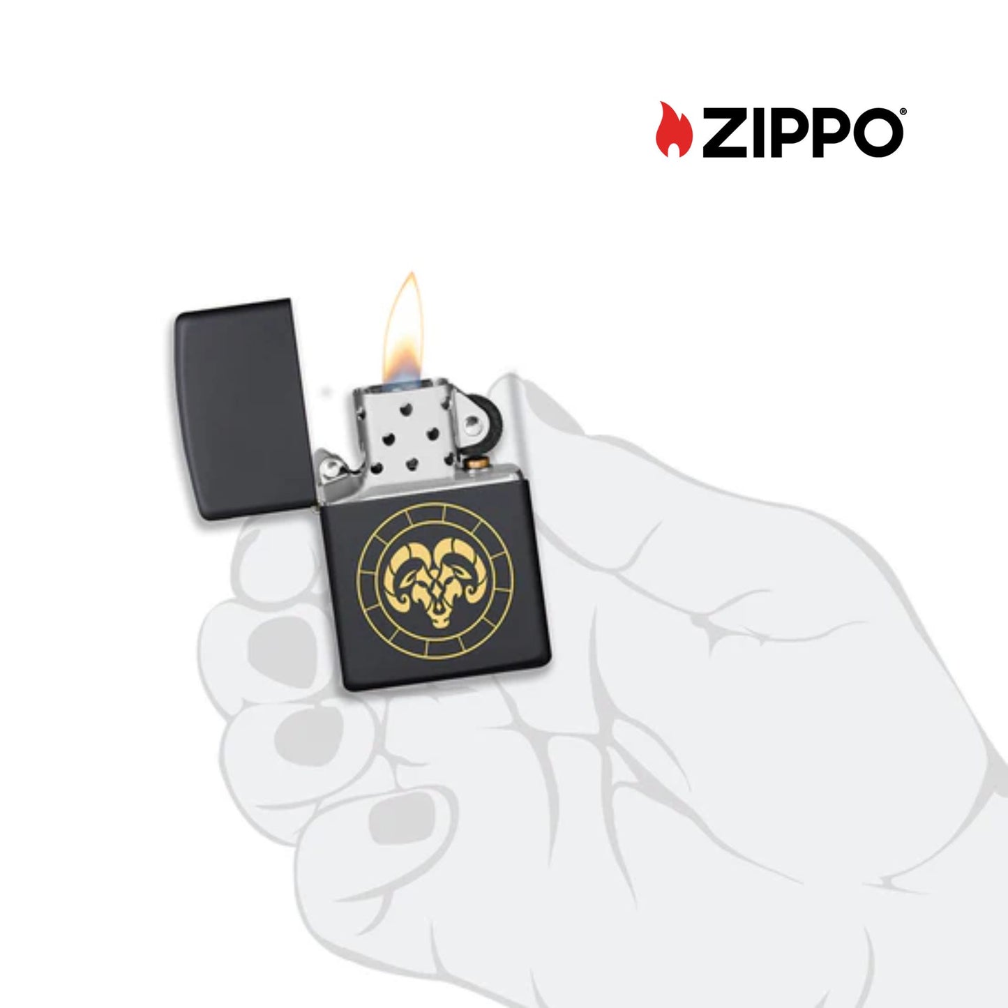 ZIPPO Zodiac Aries Ring Windproof Lighter