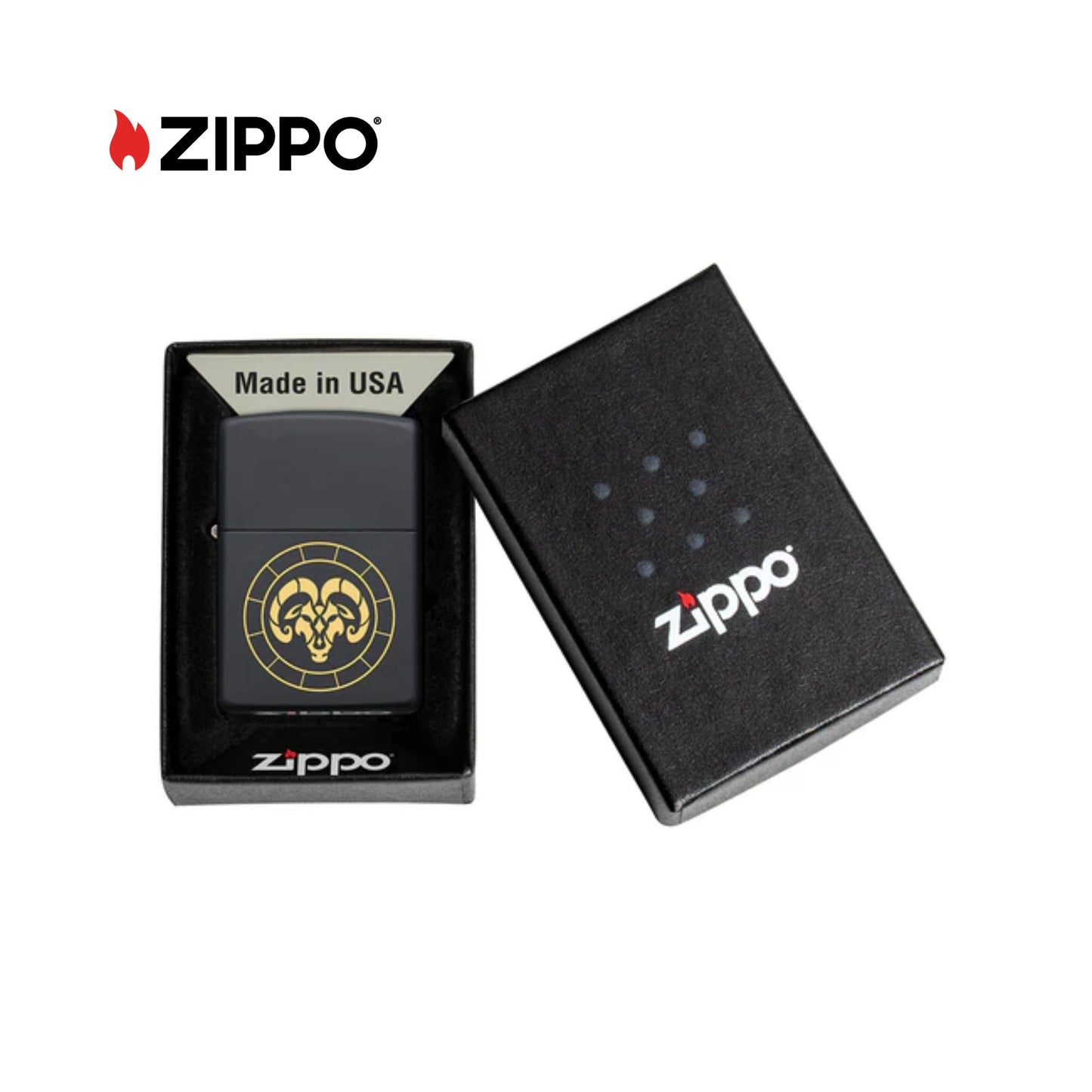 ZIPPO Zodiac Aries Ring Windproof Lighter