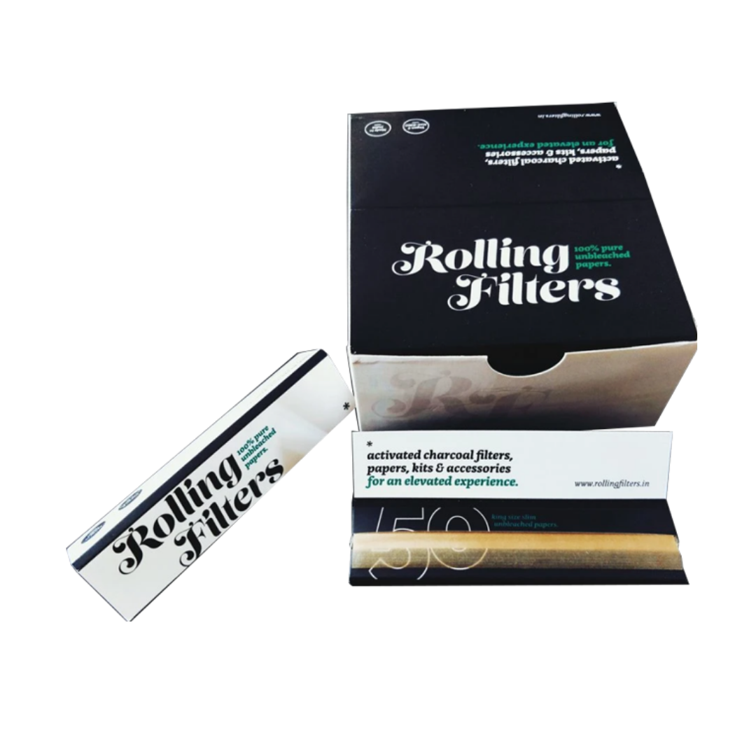 ROLLING FILTERS King Size Slim Rolling Papers-Full Box - HighJack