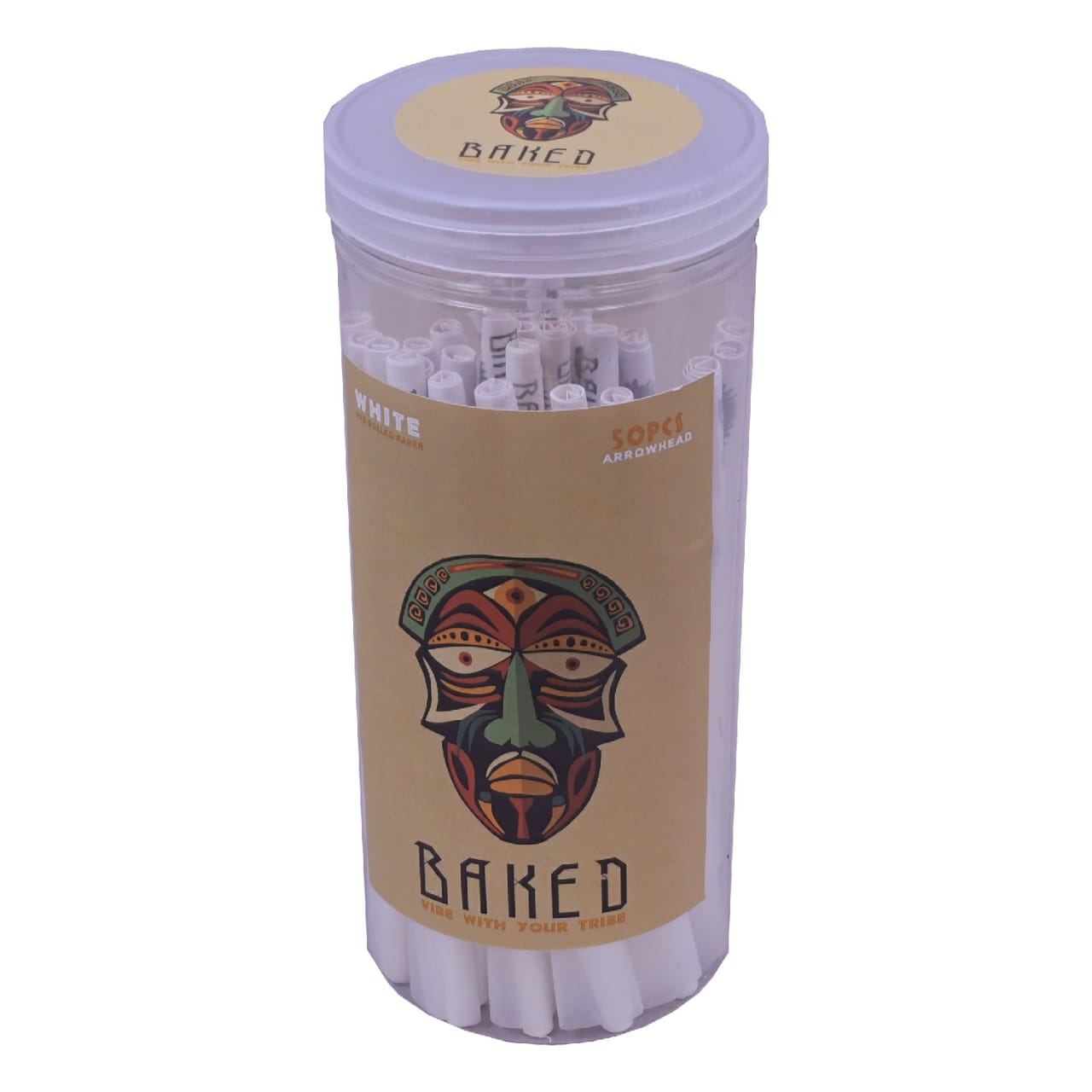 BAKED Pre-Rolled King Size Cones Party Pack 1-White - HighJack