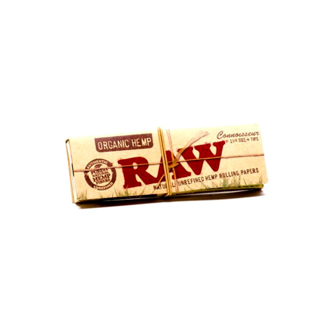 RAW ORGANIC CONNOISSEUR with Tips-1 1/4th Size - HighJack