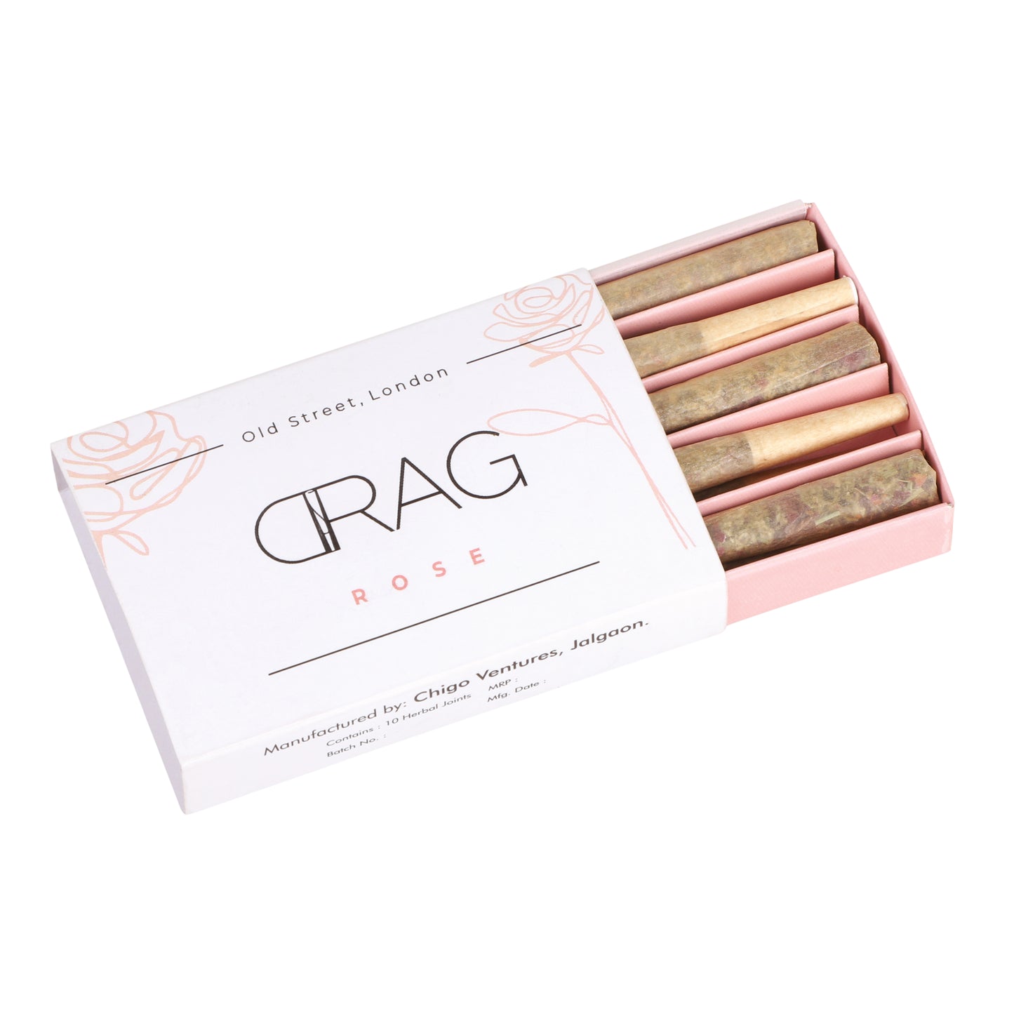 DRAG Herbal Pre Rolled Joints - Rose