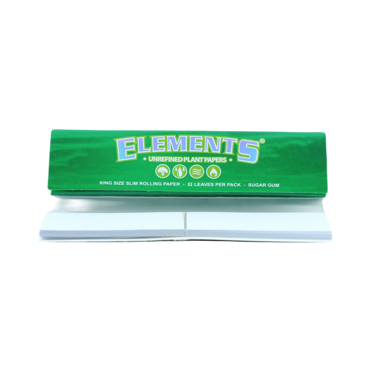 ELEMENTS Green Connoisseur Rolling Papers with Tips