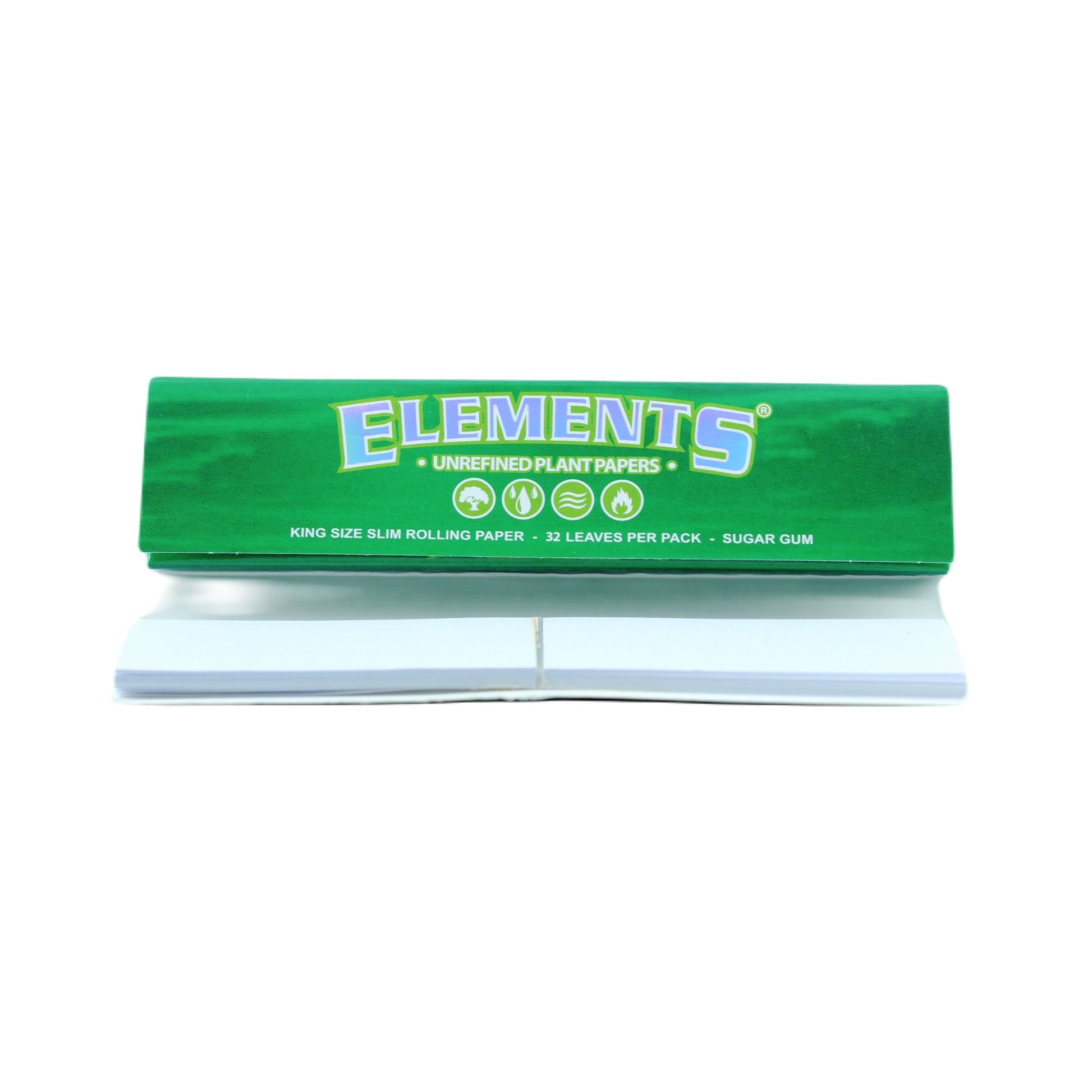 ELEMENTS Green Connoisseur Rolling Papers with Tips
