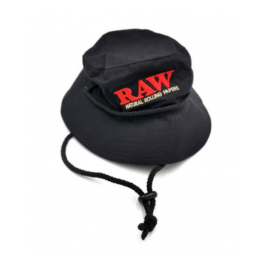 RAW Smokerman's Bucket Hat Black-Medium - HighJack