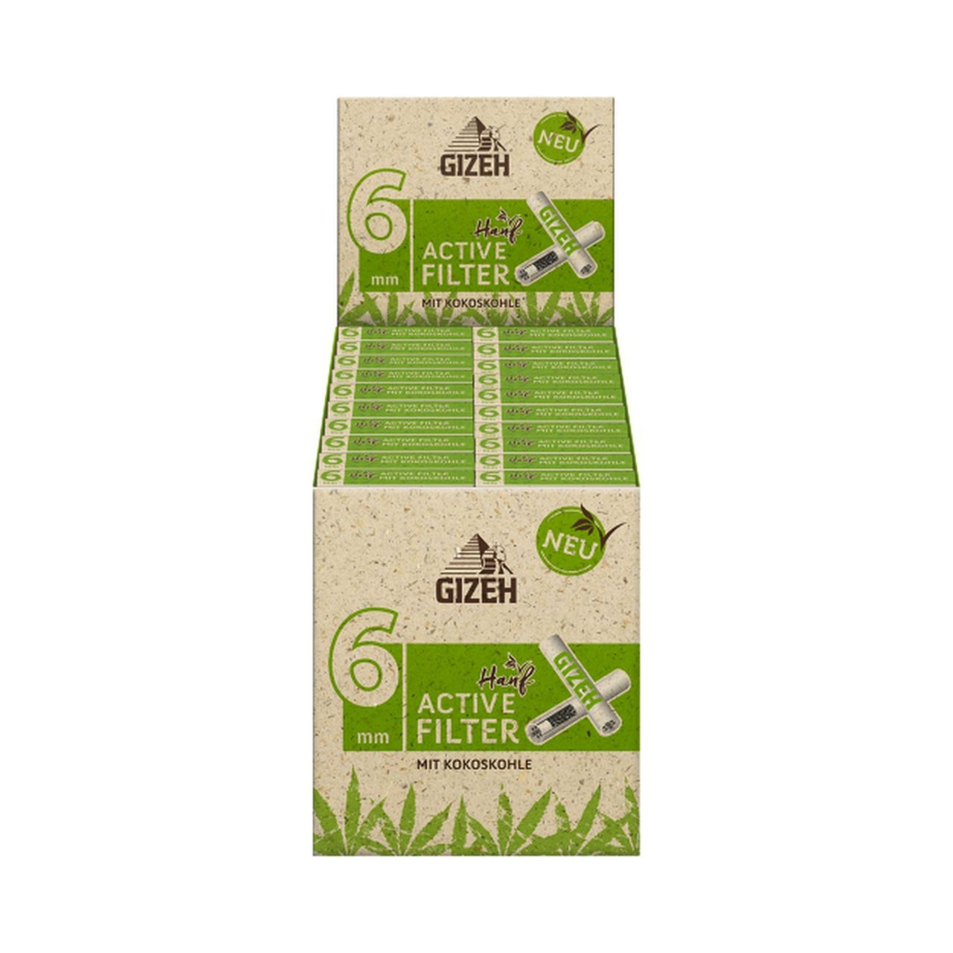 Buy GIZEH Bio Hemp Active Charcoal Filter online at Highjack India