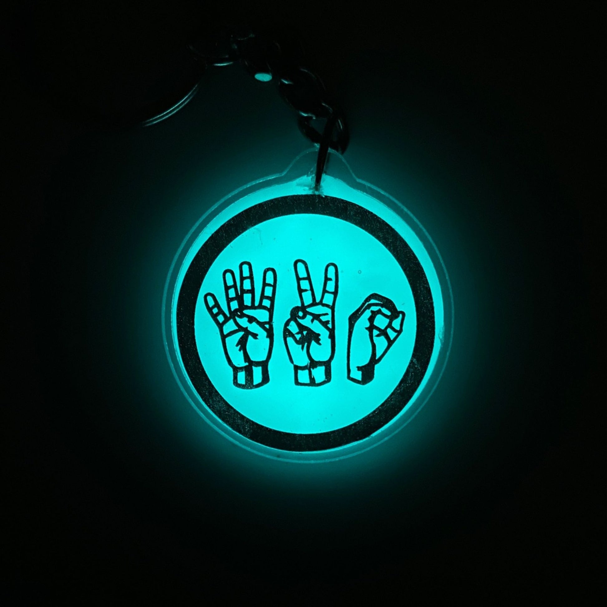 Glow in the Dark Limited Edition Keychains by HighJack