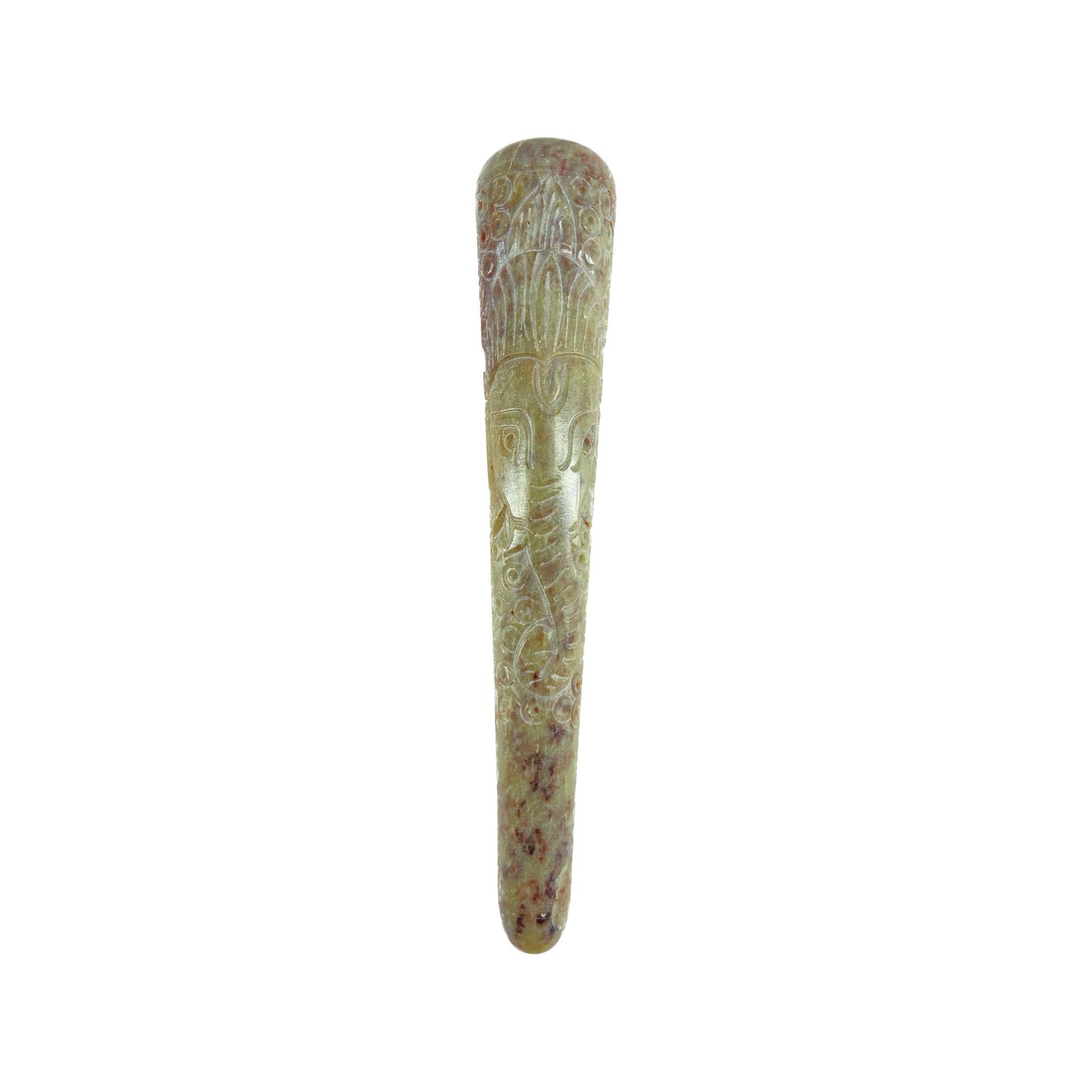 GANESHA Marble Chillum 6 inches