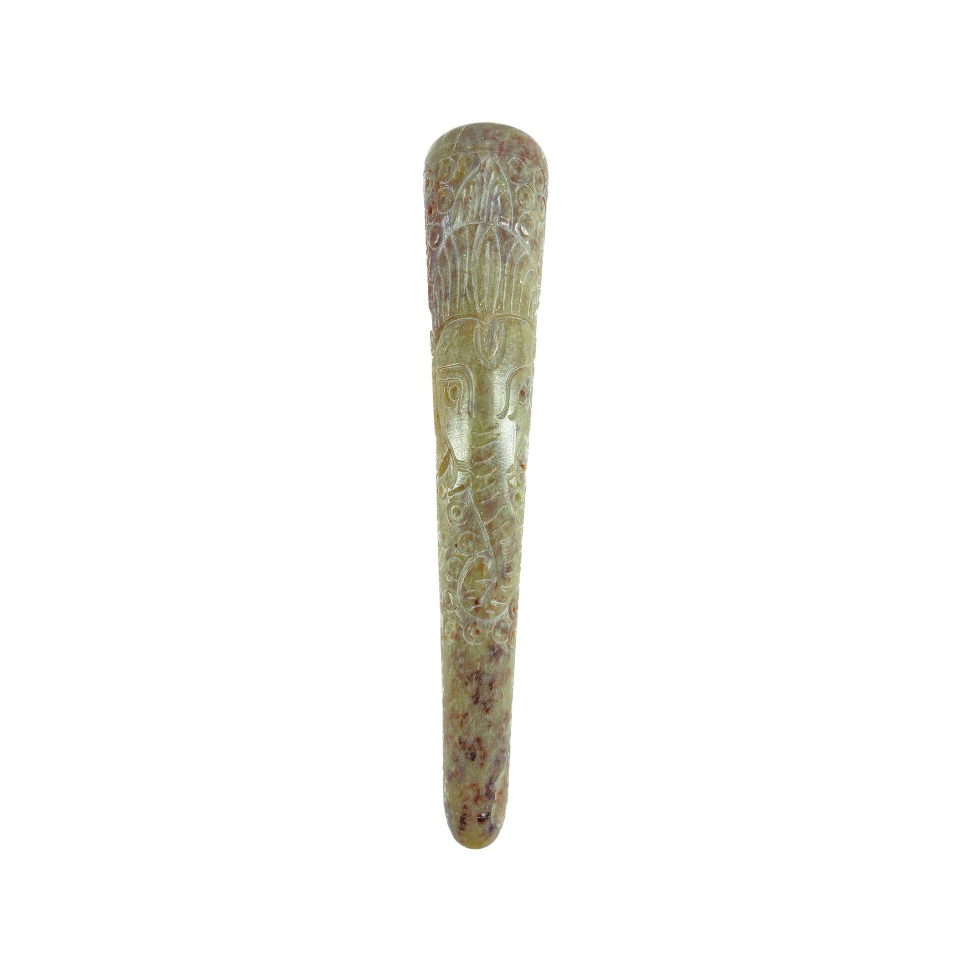 GANESHA Marble Chillum 6 inches