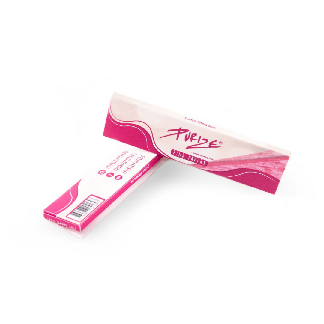 PURIZE Pink Rolling Papers-King Size Slim - HighJack