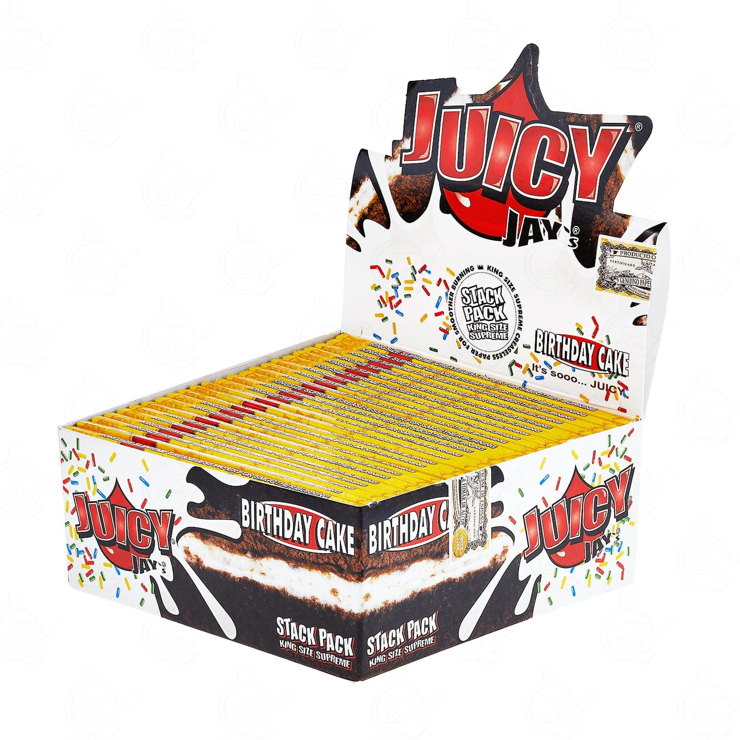 Juicy Jays Birthday Cake Rolling Paper - King Size Slim