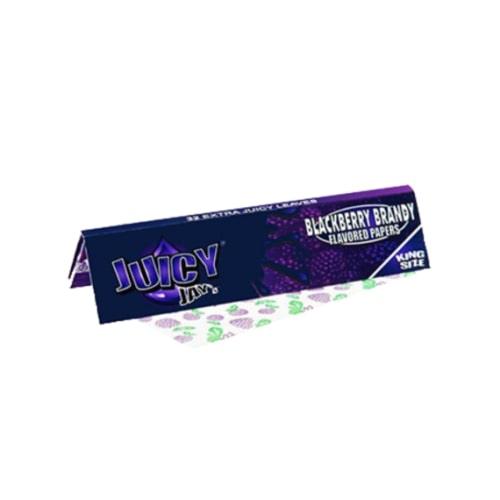 JUICY JAY'S Flavoured Rolling Paper King Size Slim-Blackberry Brandy