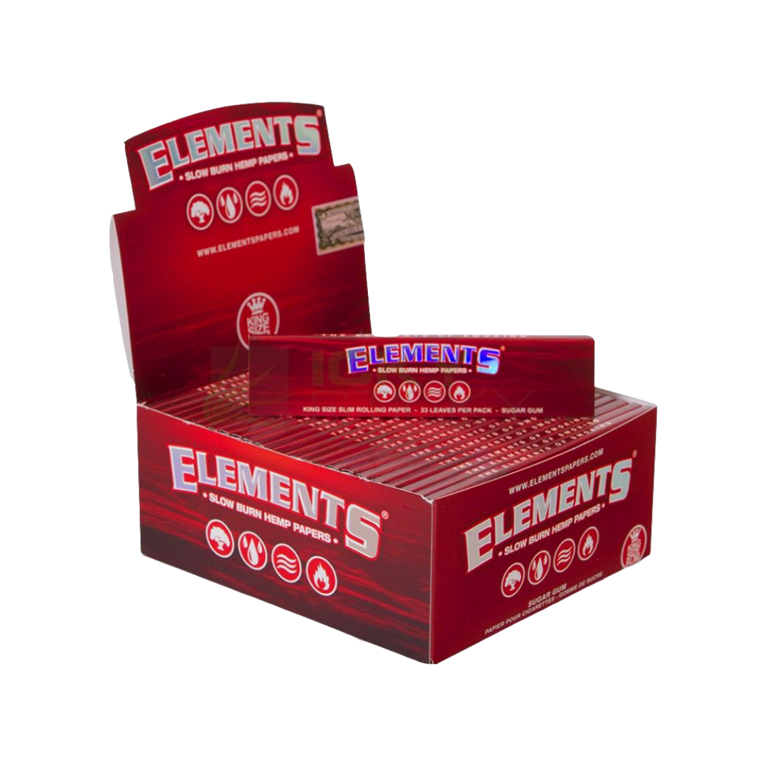 ELEMENTS Slow Burn Hemp Paper-Full Box - HighJack