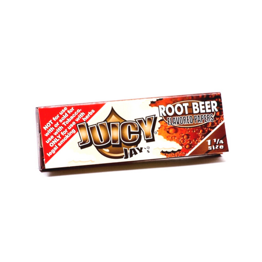 JUICY JAY'S Flavoured Rolling Paper 1 1/4 Size-Root Beer - HighJack