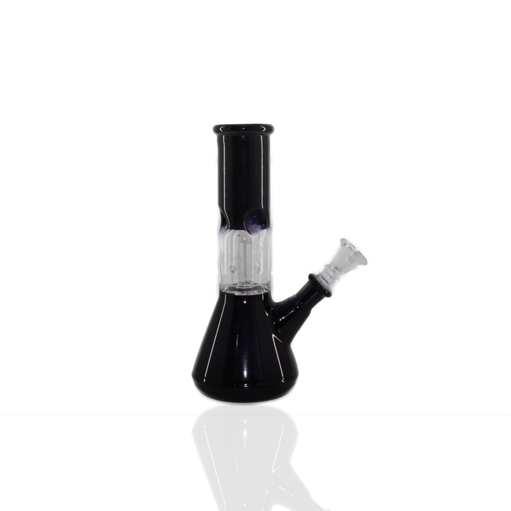 Cannon Black Glass Bong-8 inches - HighJack