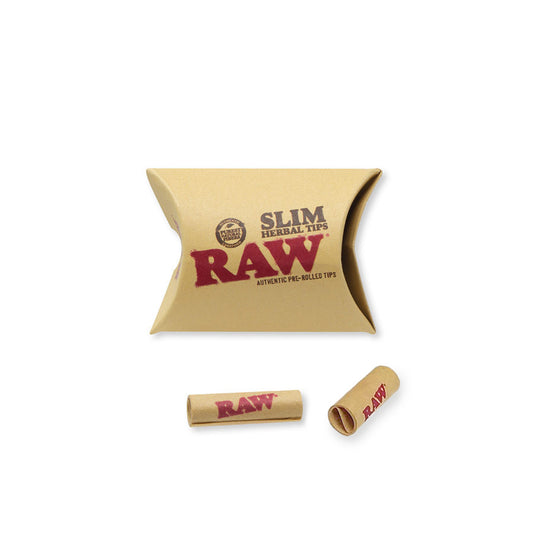 RAW Slim Prerolled Tips 6mm x 18mm-21 tips | HighJack