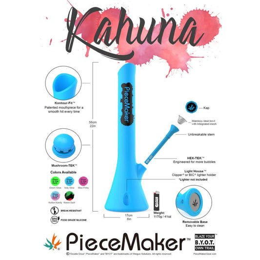 PIECEMAKER KAHUNA SILICONE BONG