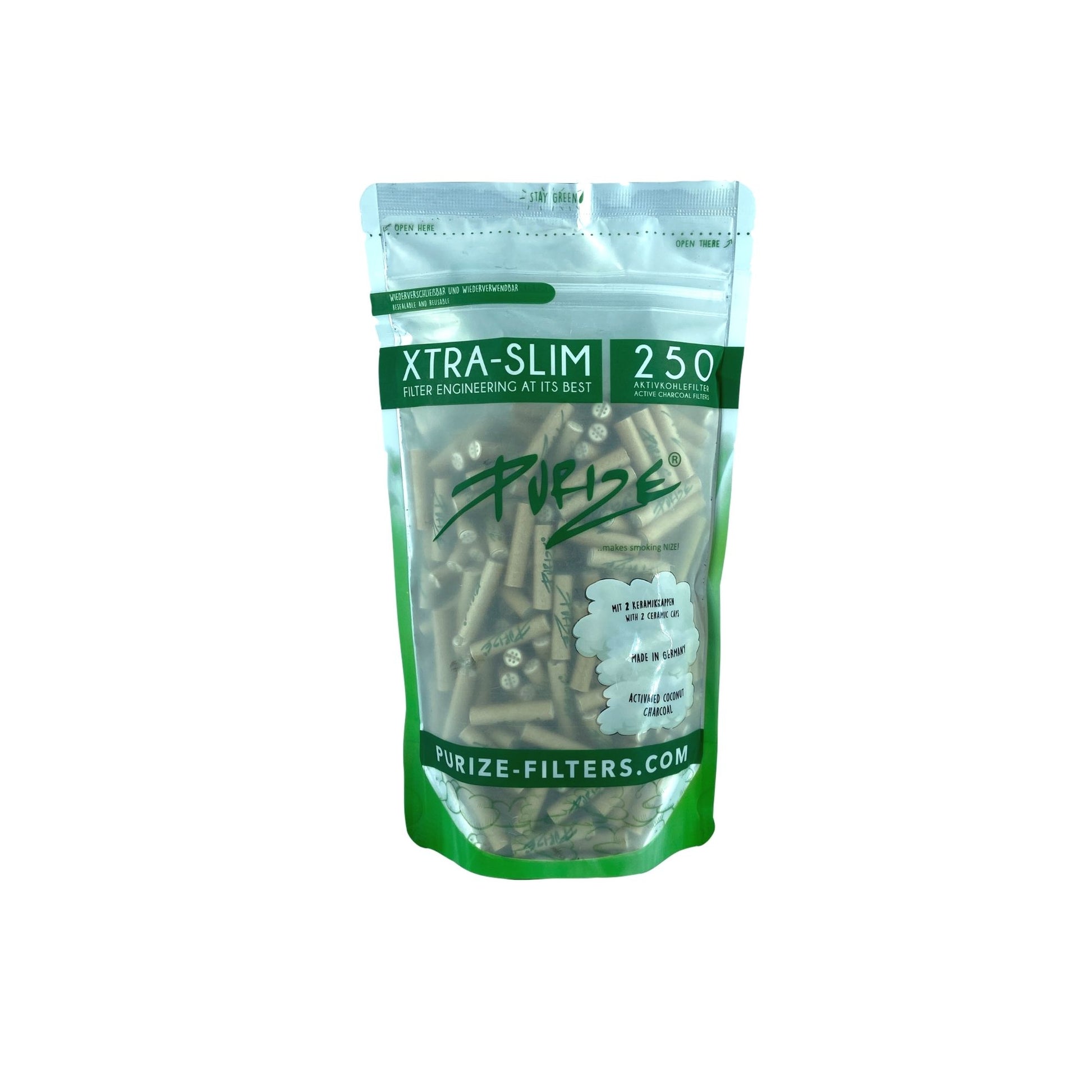 PURIZE XTRA Slim Size XXL Filters Pack of 250