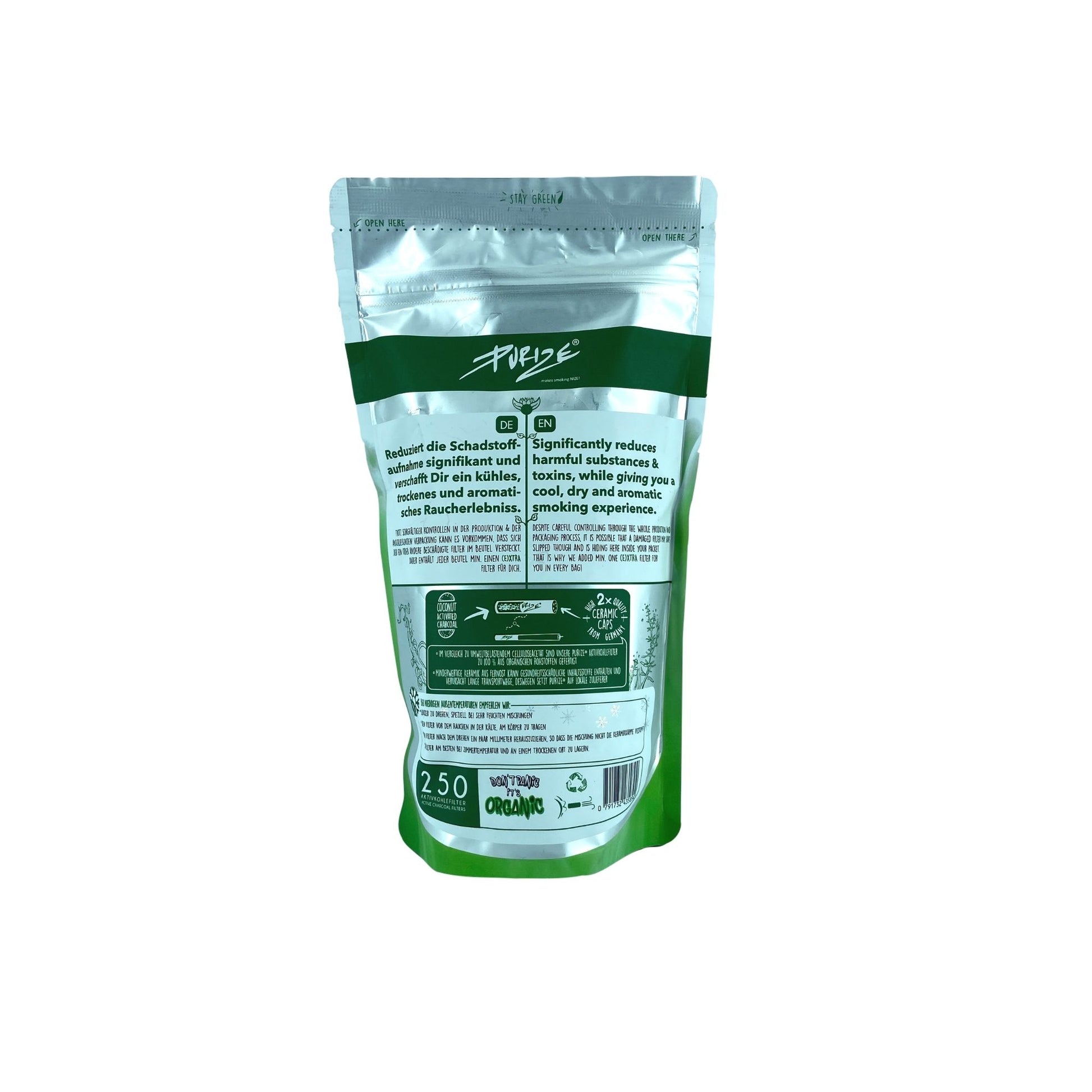 PURIZE XTRA Slim Size XXL Filters Pack of 250