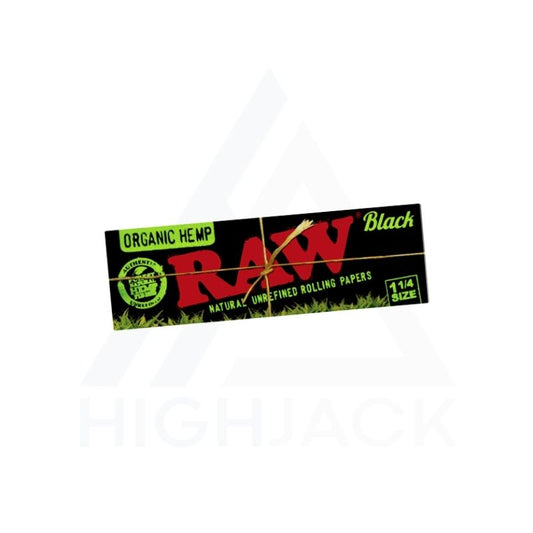 RAW Black Organic Hemp 1¼ Size