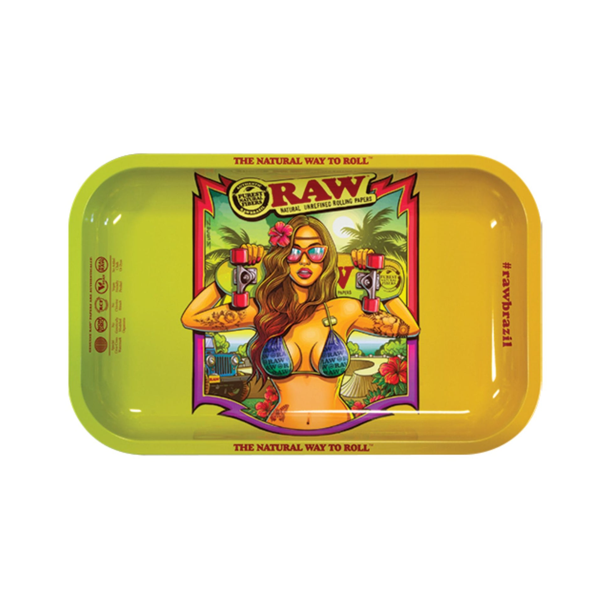 Buy RAW Brazil Rolling Tray online at HighJack India
