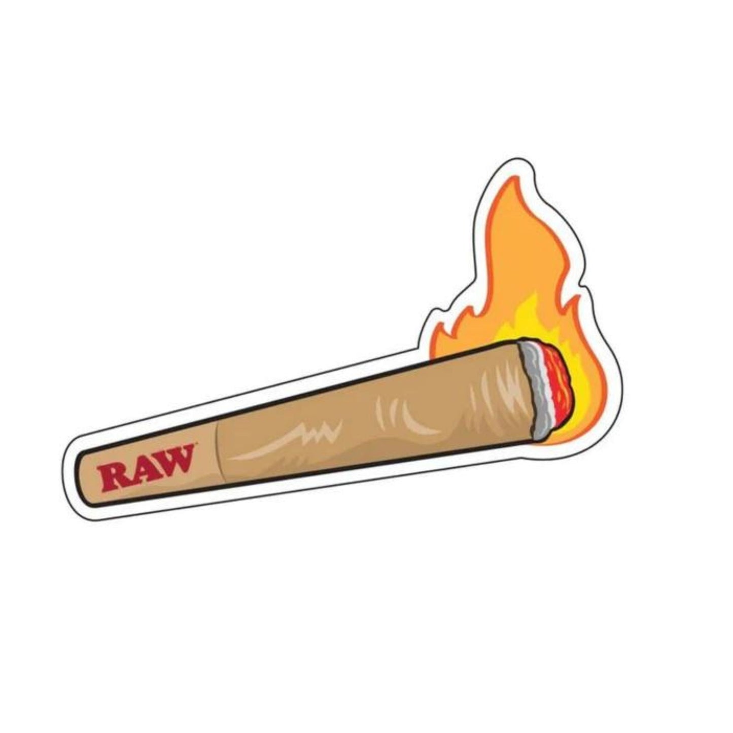 RAW Burning Cone Sticker