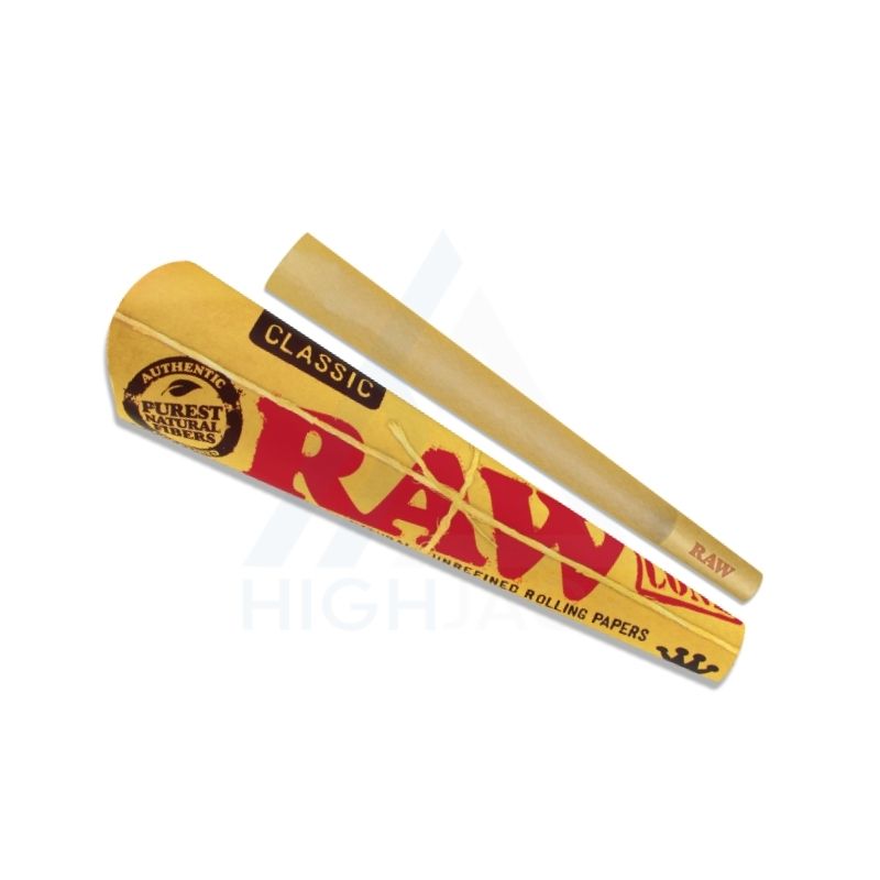 RAW Organic Pre-Rolled Cones - Pack of 3