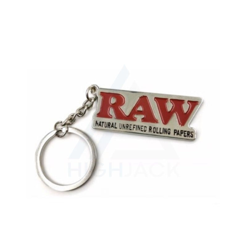 RAW Metal Keychain Silver