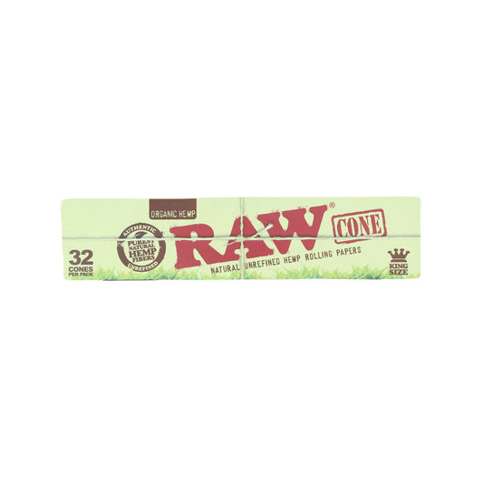 RAW Organic Pre-Rolled Cones Pack of 32 at HighJack India