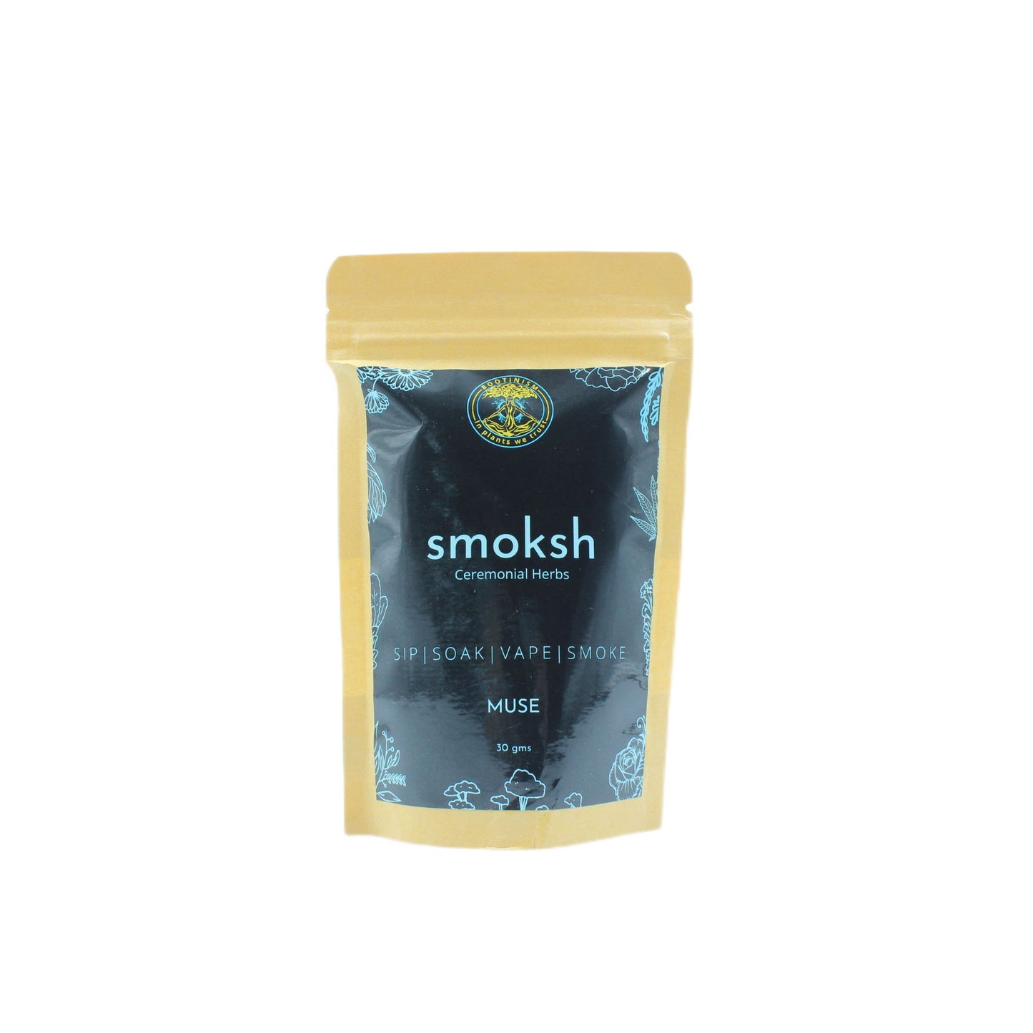 SMOKSH MUSE Herbal Smoking Blend 30g  HighJack India