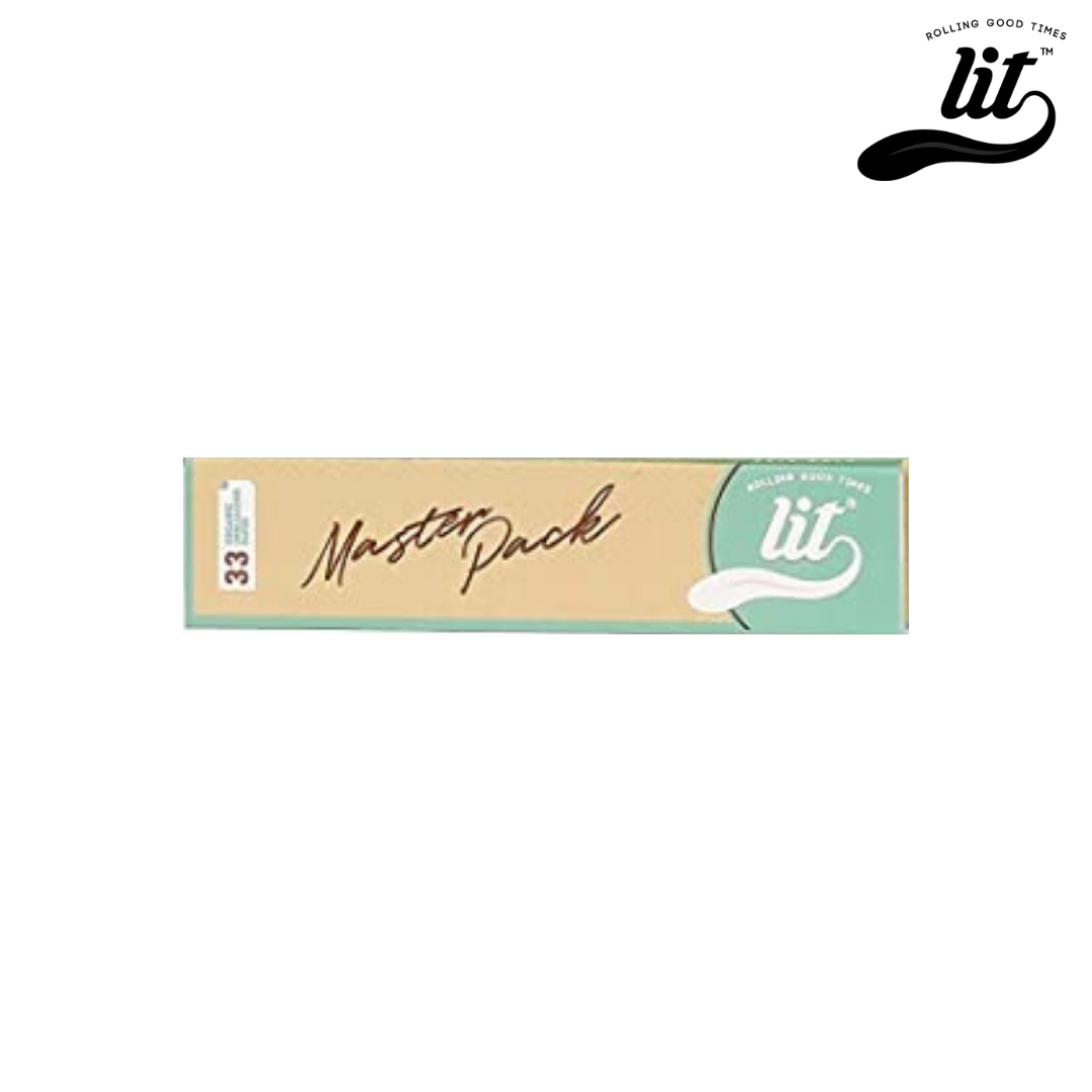 LIT Master Pack Ultra Thin King Size Rolling Paper-Brown - HighJack