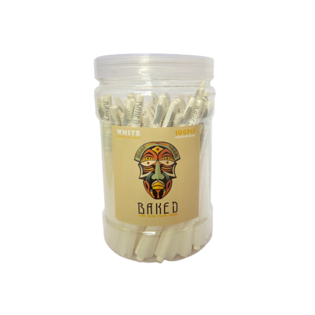 BAKED Pre-Rolled King Size Cones Party Pack 2-White - HighJack