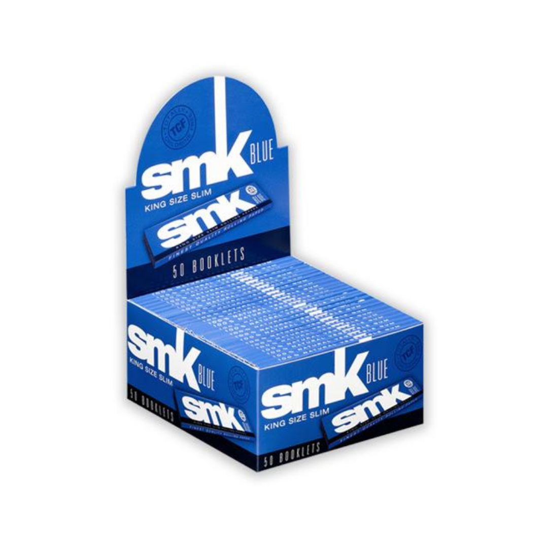 SMK Blue King Size Slim-Full Box - HighJack