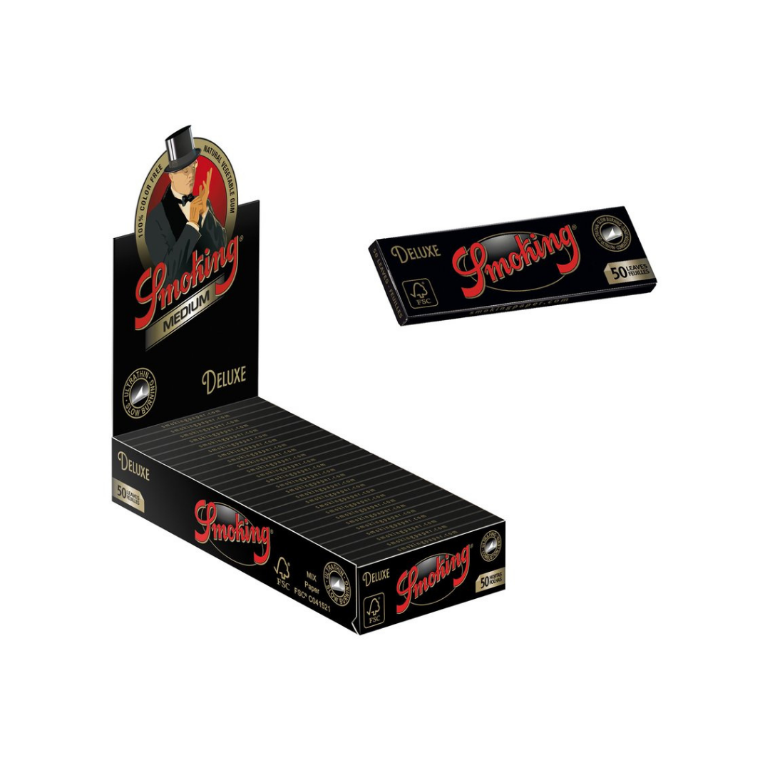 SMOKING Deluxe 1 1/4th Size-Full Box - HighJack