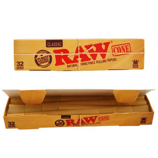 RAW Classic Pre-Rolled Cones - Pack of 32