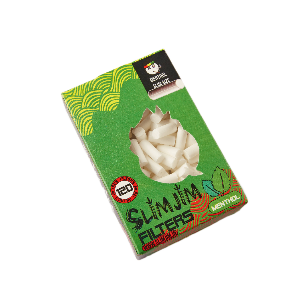 SLIMJIM Menthol Cotton Filters-6mm x 15mm | HighJack