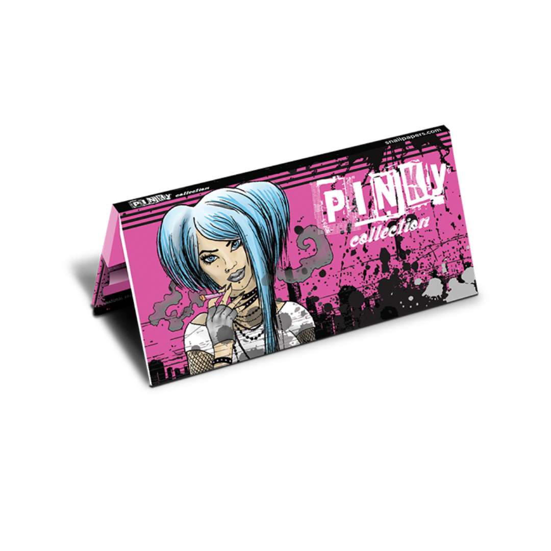 SNAIL King Size Pink Rolling Papers with Tips-Pinkey Collection - HighJack