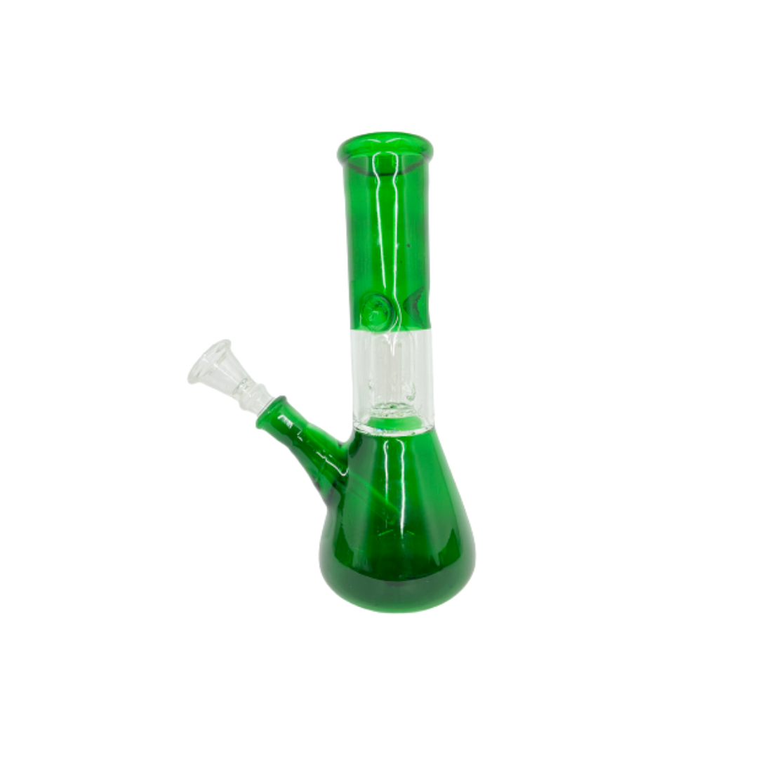Glaciar Green Glass Bong-8 inches - HighJack