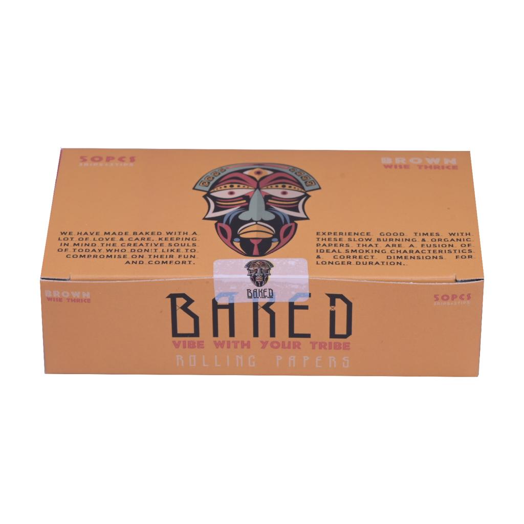 BAKED Wise Thrice King Size Slim-Brown - HighJack
