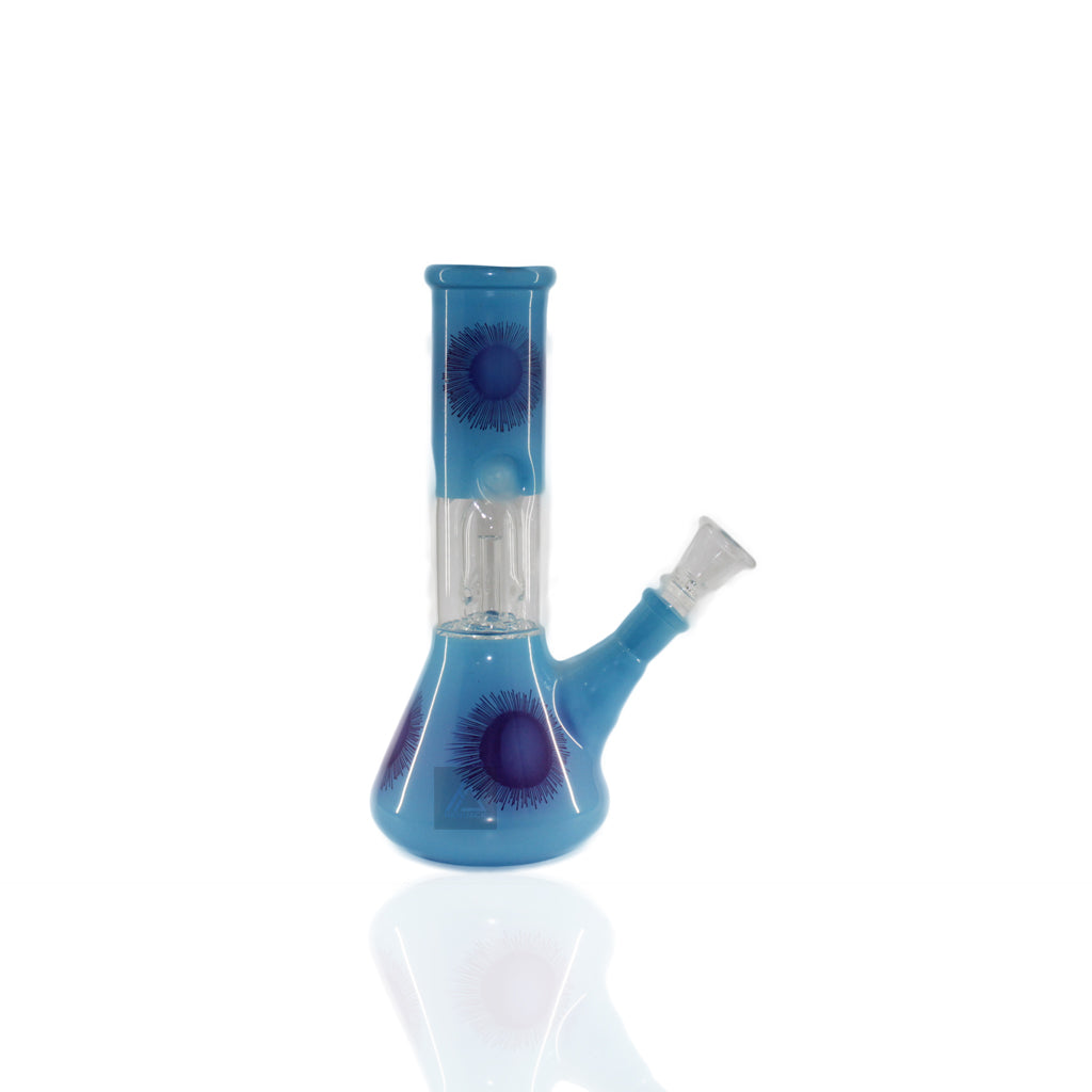 Blue Splash Glass Bong-8 inches - HighJack
