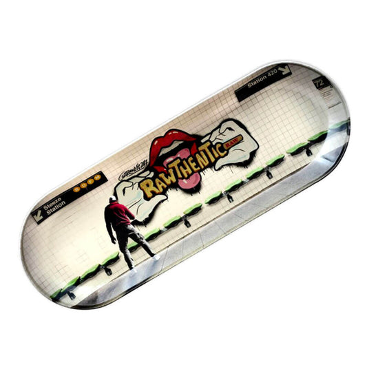 RAW SKATE DECK ROLLING TRAY GRAFFITI 2