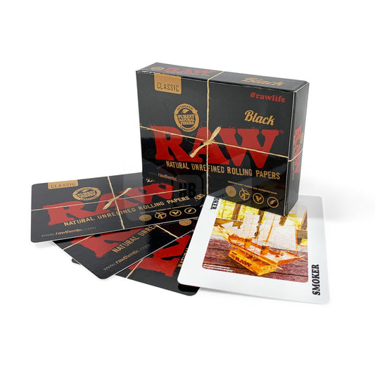 RAW BLACK Playing Cards - HighJack
