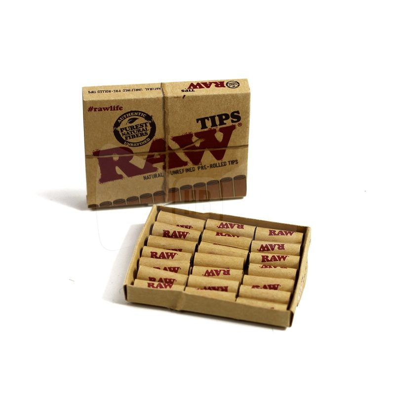 RAW PreRolled Filter Tips 6mm x 18mm-21 tips | HighJack